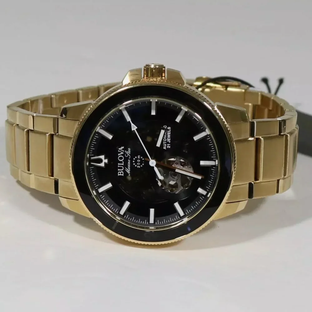 Bulova black dial